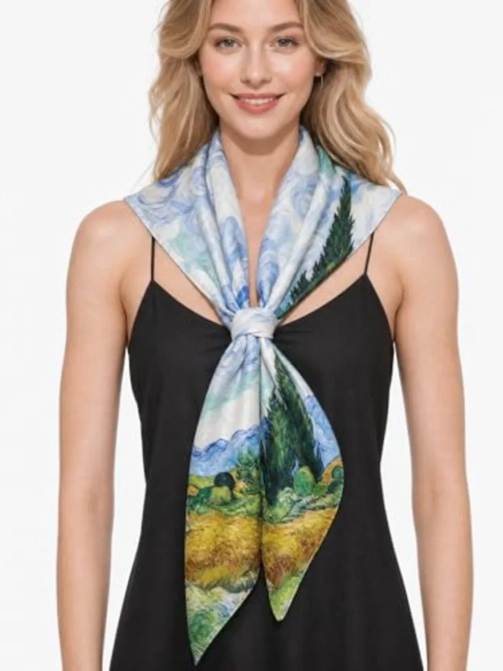 100% Mulberry Silk Satin Scarf 35x35 Square Large Hair Head Wrap